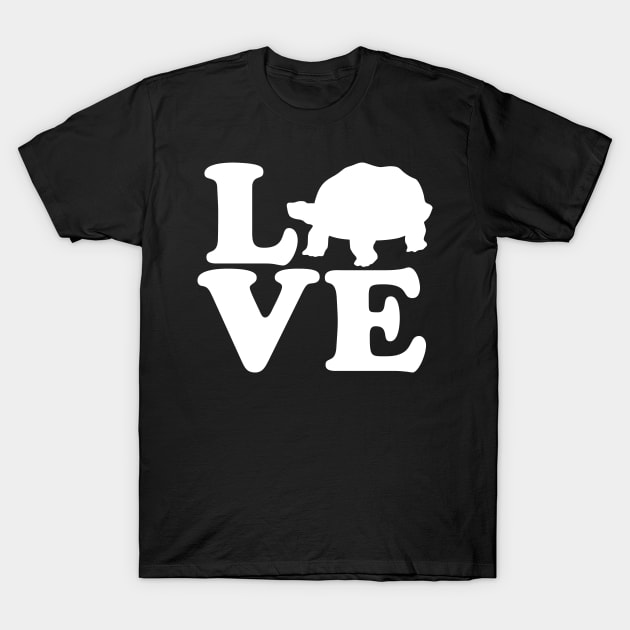 LOVE turtles and tortoises T-Shirt by jazzydevil